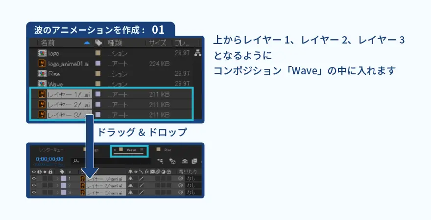 Waveの中にnami.aiを入れる