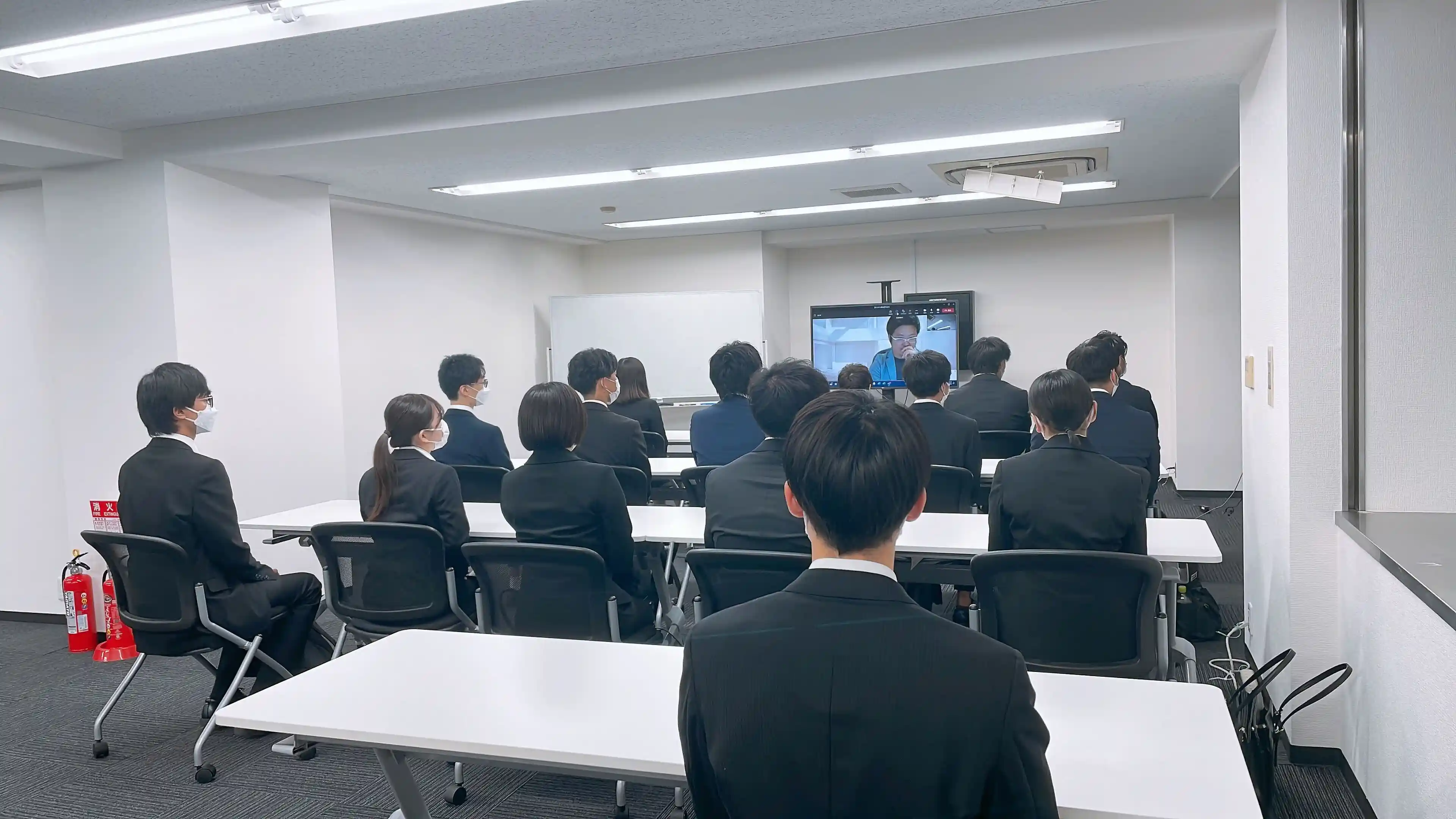 内定式の様子