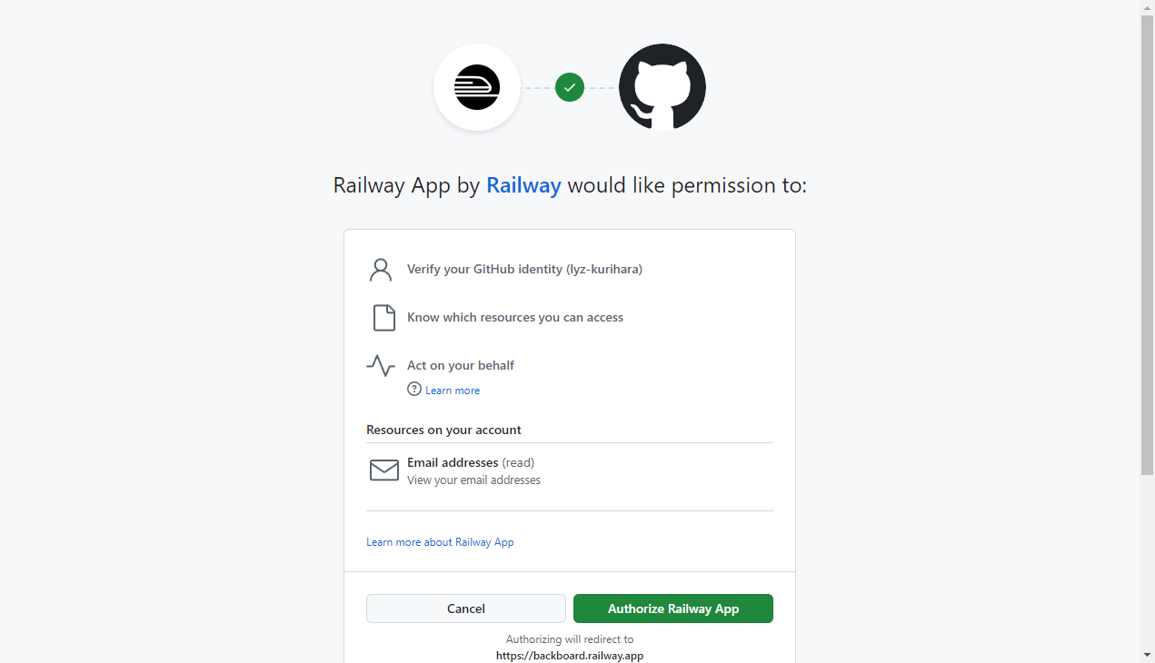 Githubのアカウントと連動しているので、わざわざアカウントの取得は不要。便利