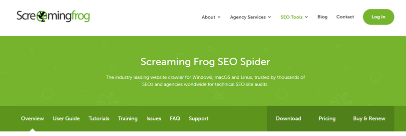 Screaming Frog SEO Spider