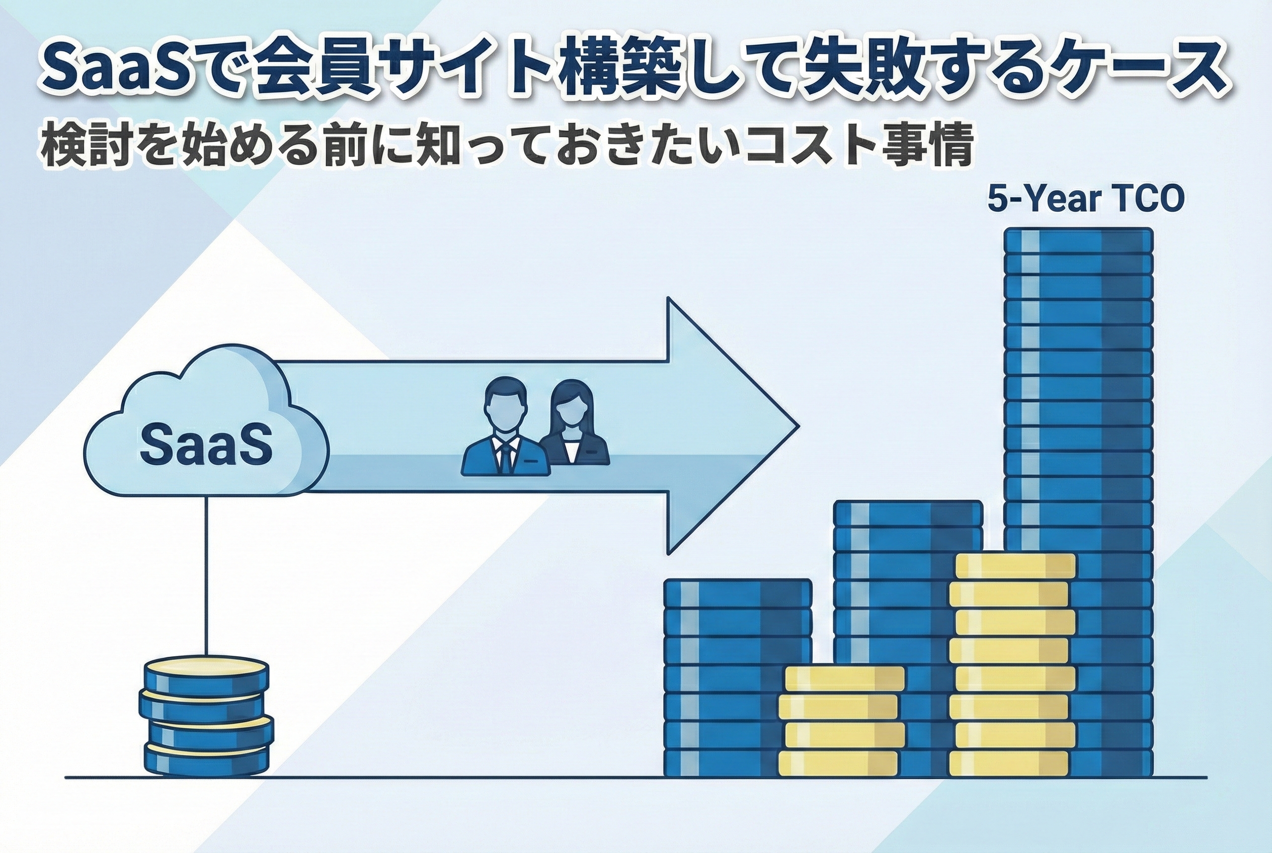SaaSで会員サイト構築して失敗するケース 検討を始める前に知っておきたいコスト事情 | 株式会社LYZON
